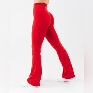 Alphalete Women's Vibrant Red Leggings